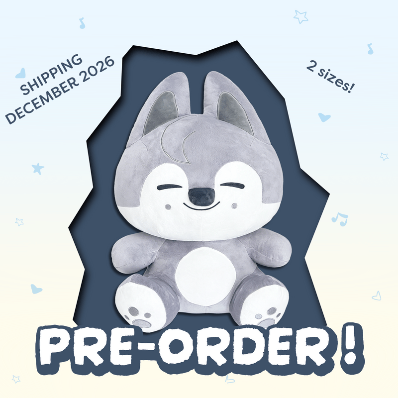 [PRE-ORDER] GIANT WOLF CHAN PLUSH
