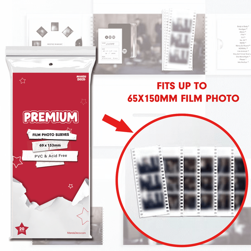 LIMITED EDITION: PREMIUM FILM PHOTO SLEEVES - ARIRANG VERSION (69x153MM)